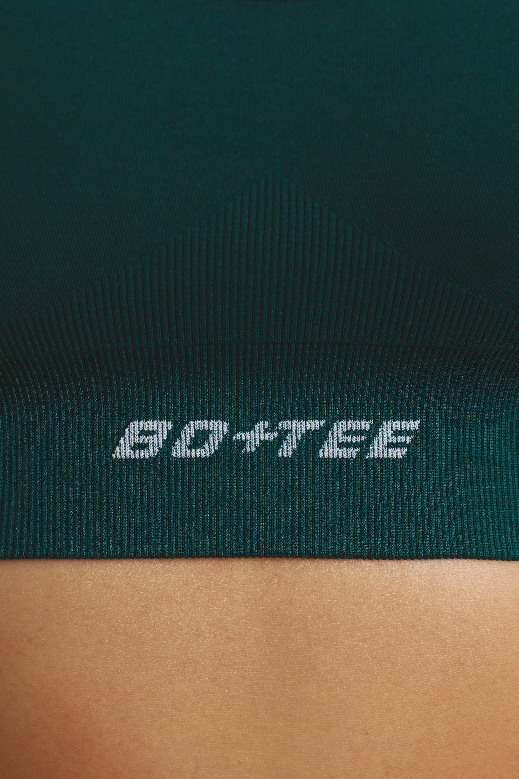 Streamline - Strappy Define Luxe Sports Bra in Jade Green
